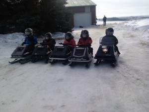 Mini Snowmobilers